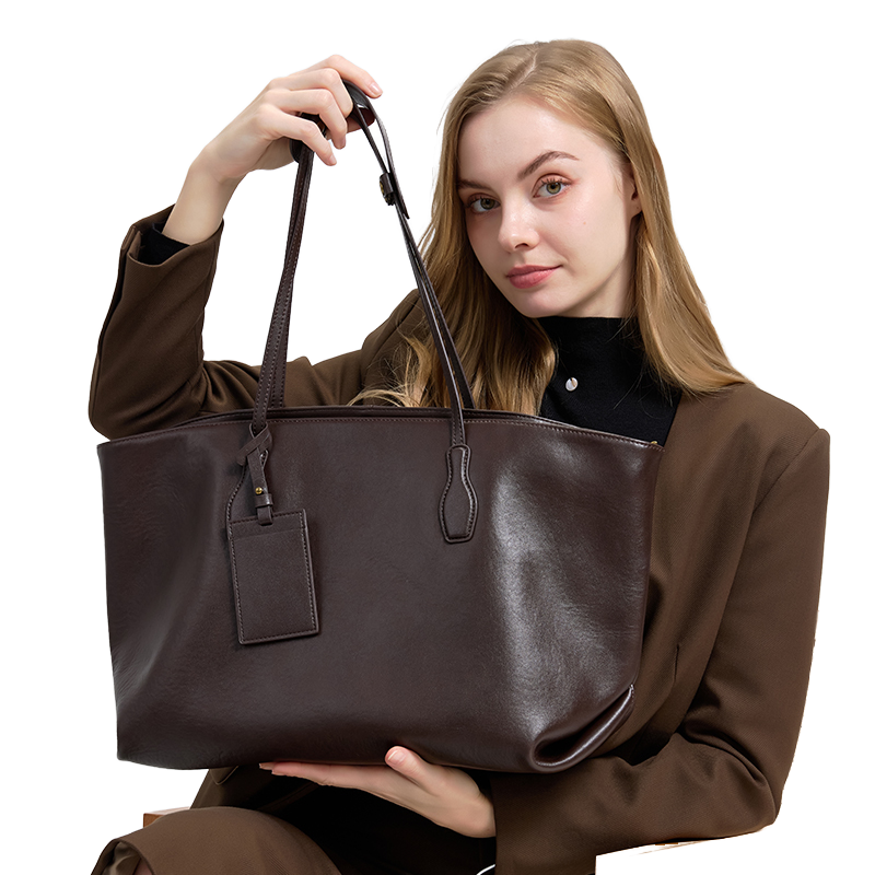 Leather Laptop Bag for Women
