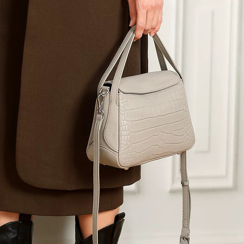 full grain crossbody leather bag mini tote 2