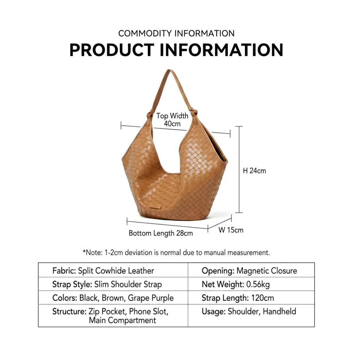 Genuine Leather Bag - 3540
