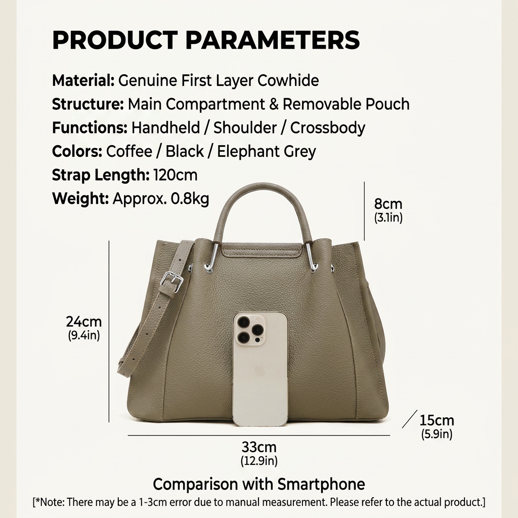 Genuine Leather Bag - 3512