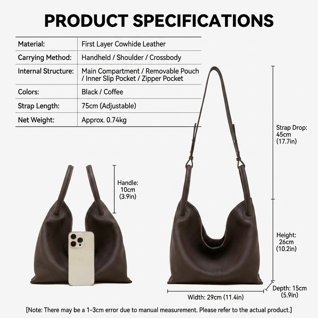 Genuine Leather Bag - 3513