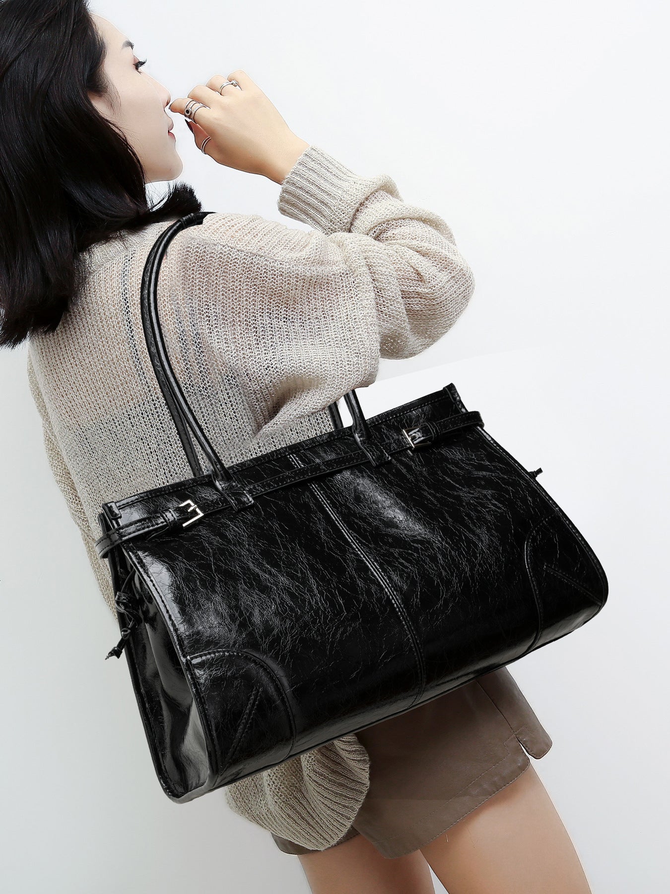 Genuine Leather Bag - 029