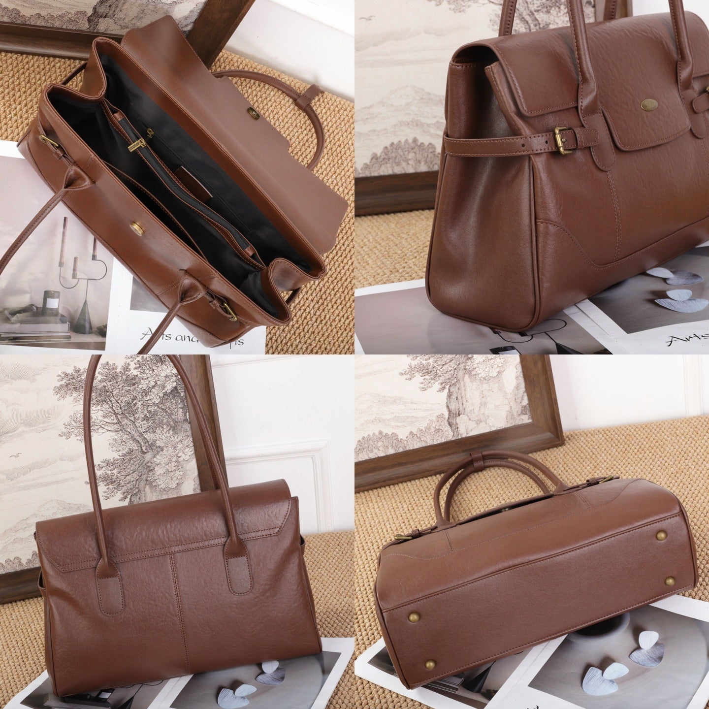 Genuine Leather Bag - 014