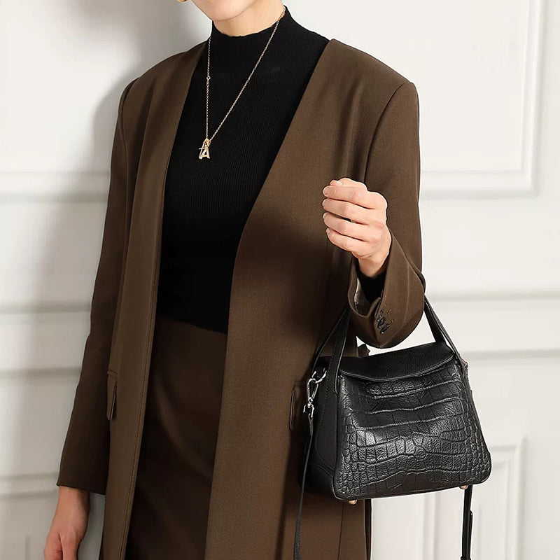 full grain crossbody leather bag mini tote