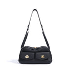genuine leather Baguette Shoulder Bag 3