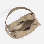 genuine leather Baguette Shoulder Bag 5